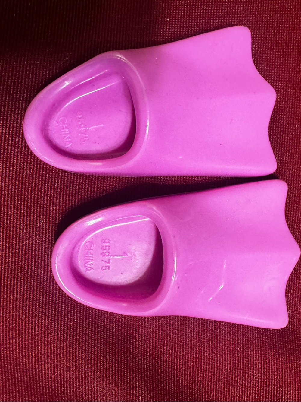 Dora Doll Pink Flippers Shoes Replacement Swim 2002 “Splash Around Dora” Playset